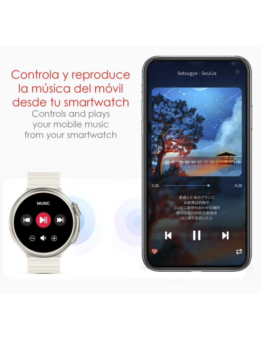 imagem de DAM  Smartwatch Z78 Ultra com coroa multifuncional inteligente, widgets personalizáveis, acesso direto ao Siri. Termômetro, O2 e tensão. 5,1x1,1x5 cm. Cor laranja7
