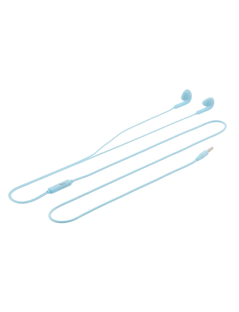 Tellur - Auriculares Tellur Fly Protetores de Espuma com Memória para Redução de Ruído Azul