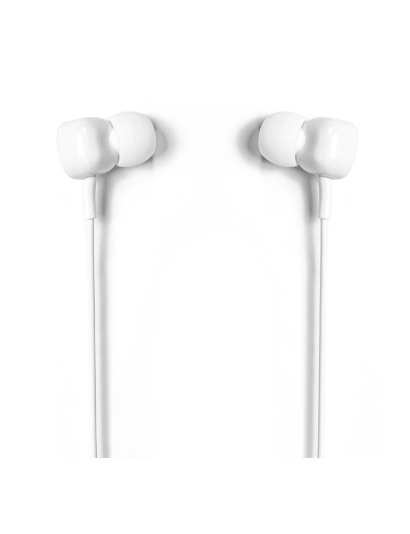 imagem de Auriculares com Fio Tellur Basic Sigma com Microfone Branco4