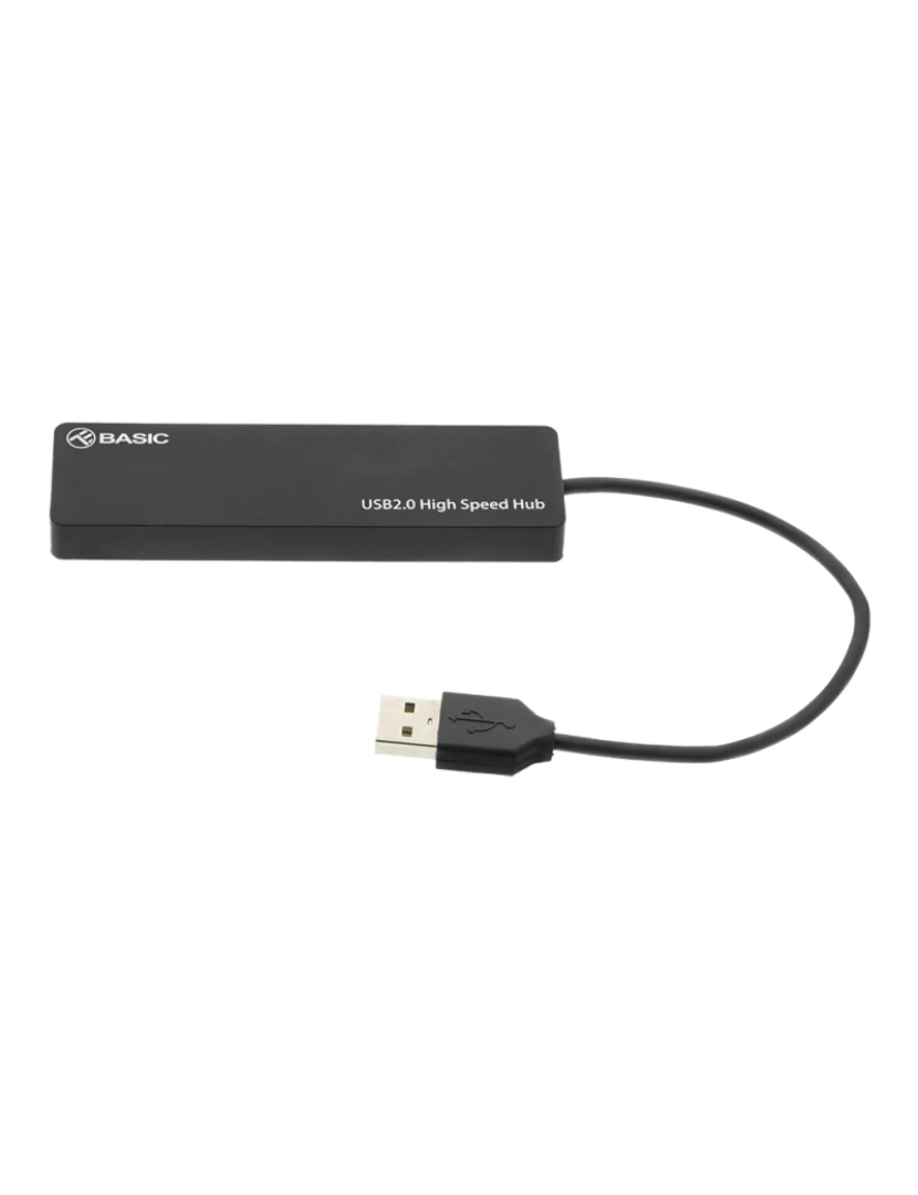 imagem de Hub USB básico Tellur, 4 portas, USB 2.0, preto2