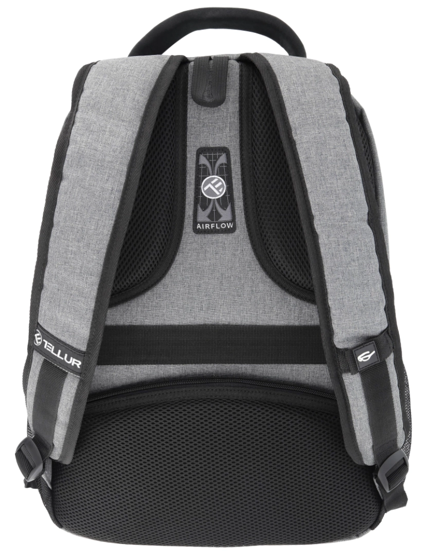 imagem de Mochila Portatil TTELLUR Companion 15,6" Porta Usb - Cinzento2