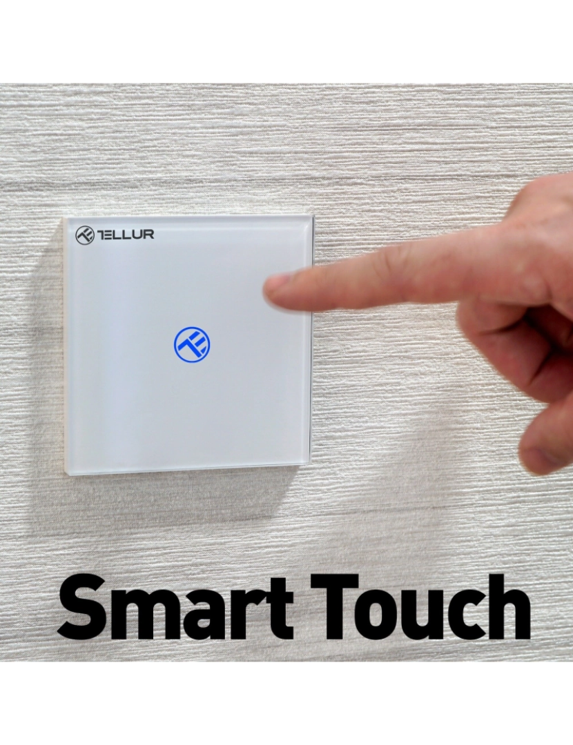 imagem de Tellur Smart Wifi Switch Ss1N Com/Sem Neutro 1 Porta 1800W 10A5