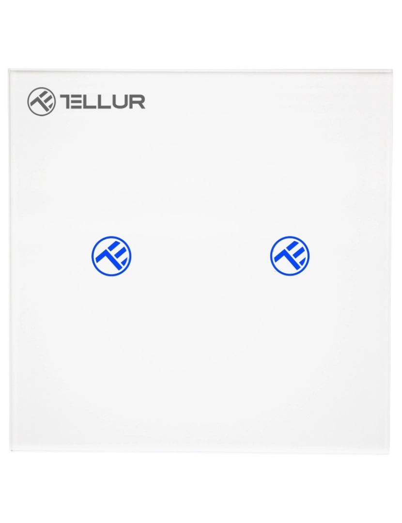 Tellur - Tellur Smart Wifi Switch Ss2N Com/Sem Neutro 2 Portas 1800W 10A
