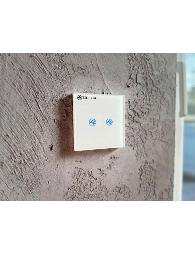 imagem de Tellur Smart Wifi Switch Ss2N Com/Sem Neutro 2 Portas 1800W 10A2