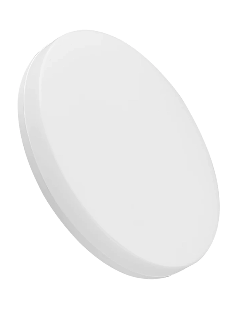 Tellur - Luz de Teto Led Tellur Smart Wifi 24 W Branco/Quente Dimmer Redondo Branco