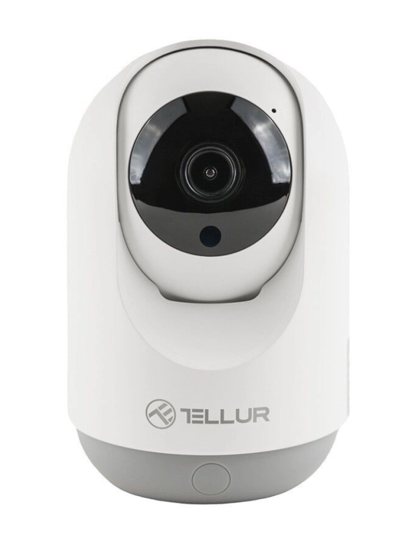 Tellur - Interna Tellur Smart Wifi 3Mp Ultrahd Rastreamento Automático Ptz Branco