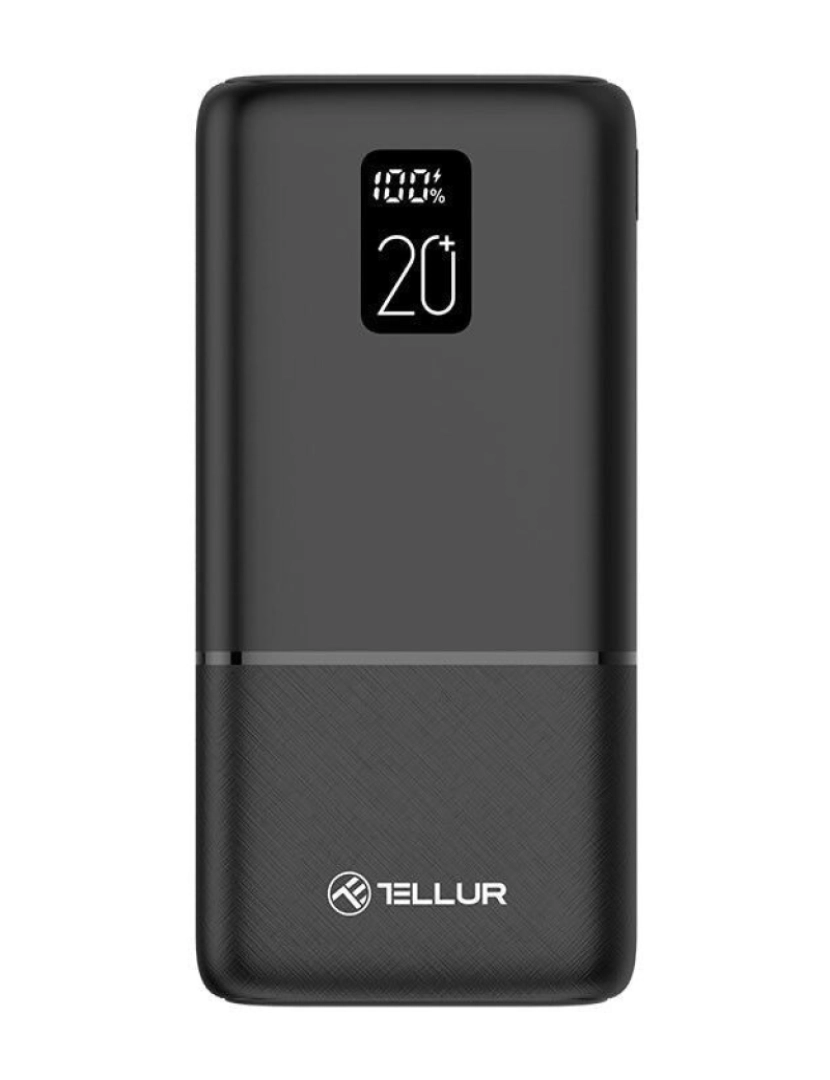 Tellur - TELLUR Pd202 Boost Pro 20000Mah Power Bank 2Xqc3.0 22.5W Pd 20W Display Lcd Preto