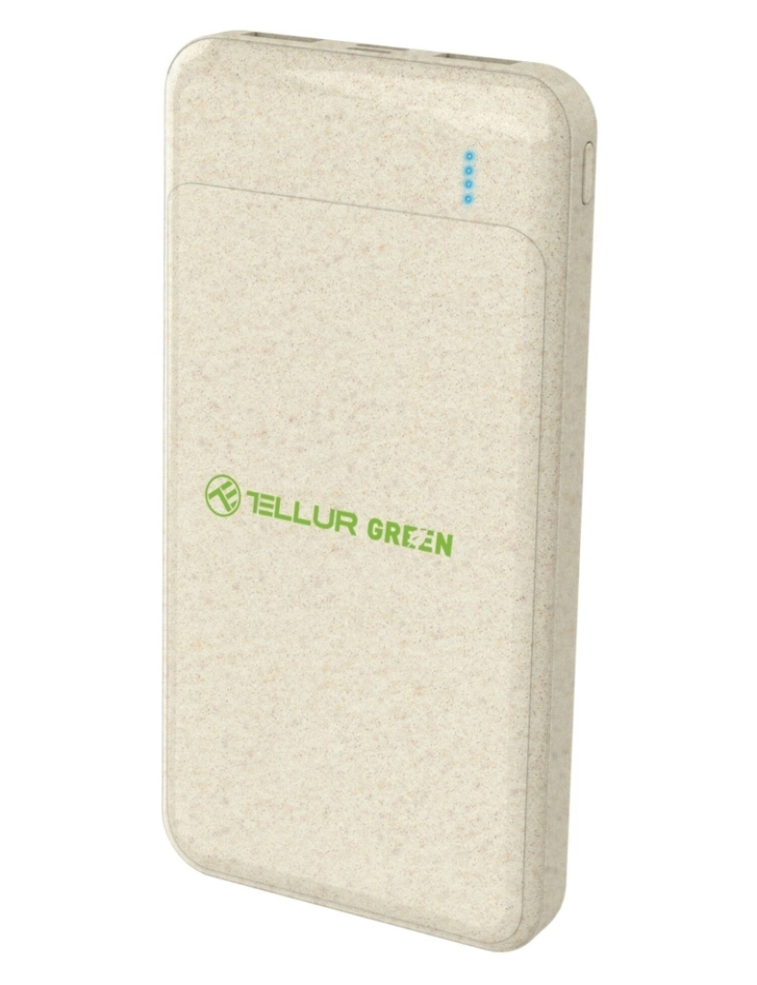 imagem de TELLUR Green Pd103 Power Bank 10000Mah 2Xqc3.0 Pd 18W Creme3