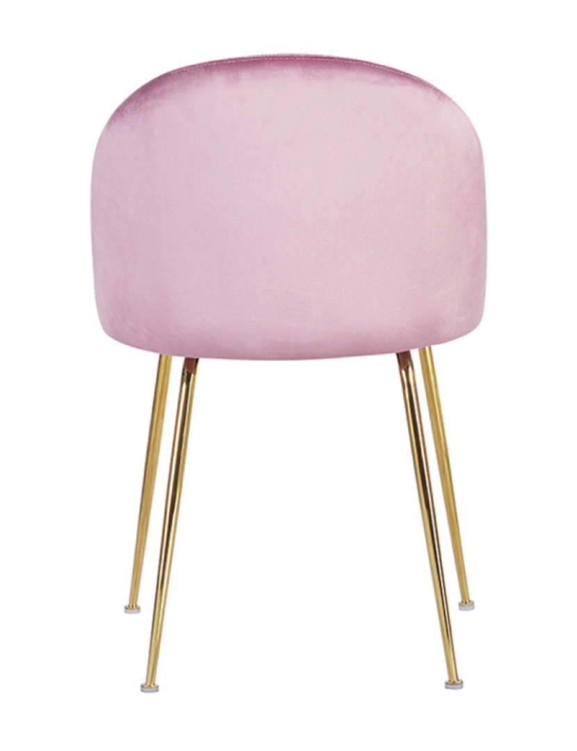 imagem de Pack 2 Cadeiras Golden Dalnia Veludo - Rosa3