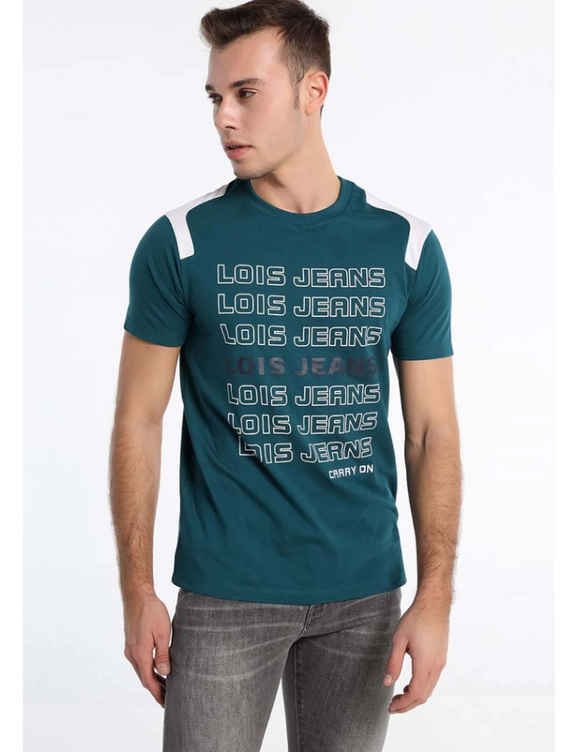 Lois - T-Shirt Homem Verde