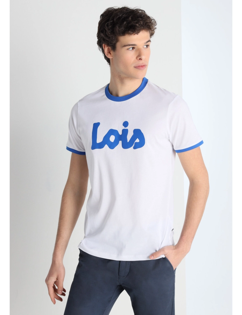 Lois - T-Shirt Homem Branco