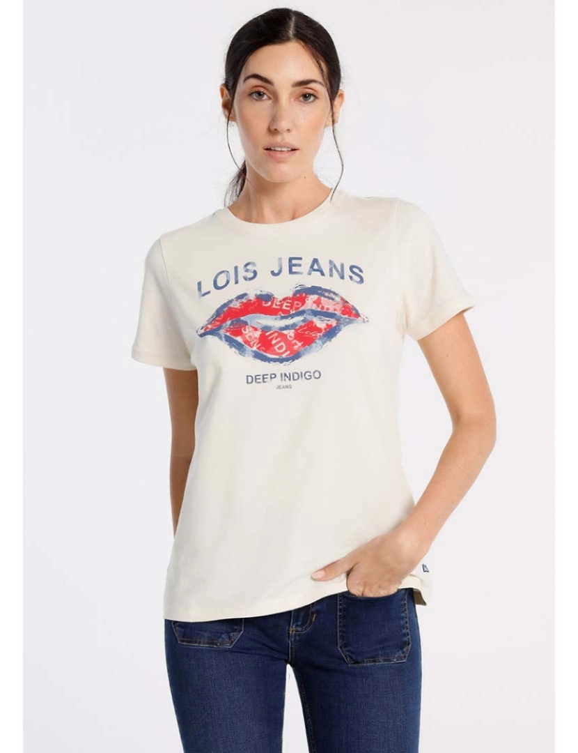 Lois - T-Shirt Senhora Branco