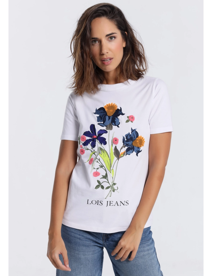 Lois - T-Shirt Senhora Branco