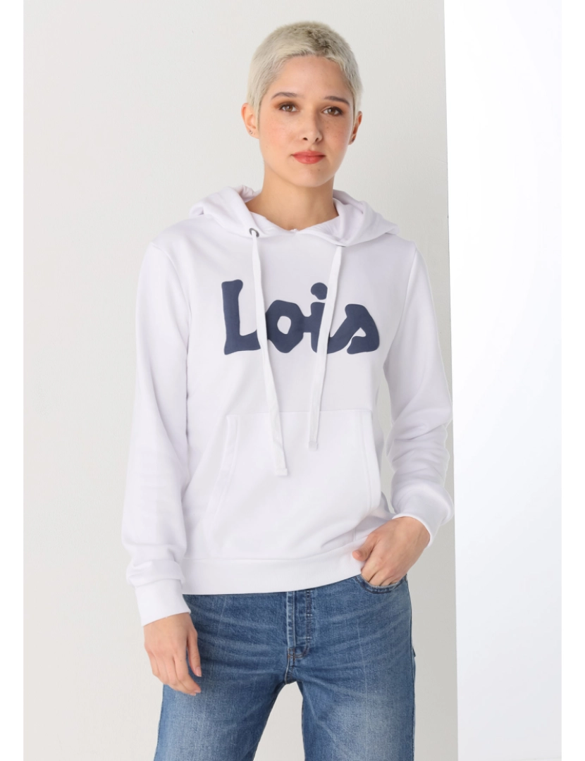 Lois - Sweatshirt Senhora Branco