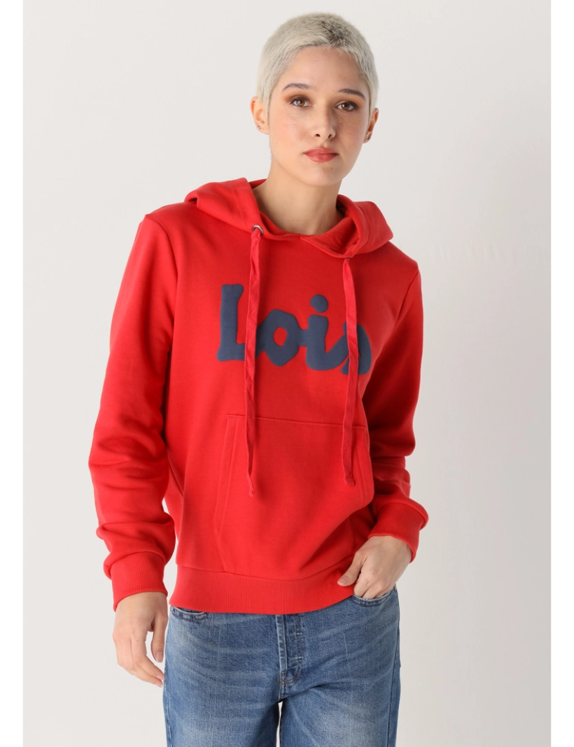 Lois - Sweatshirt Senhora Vermelho