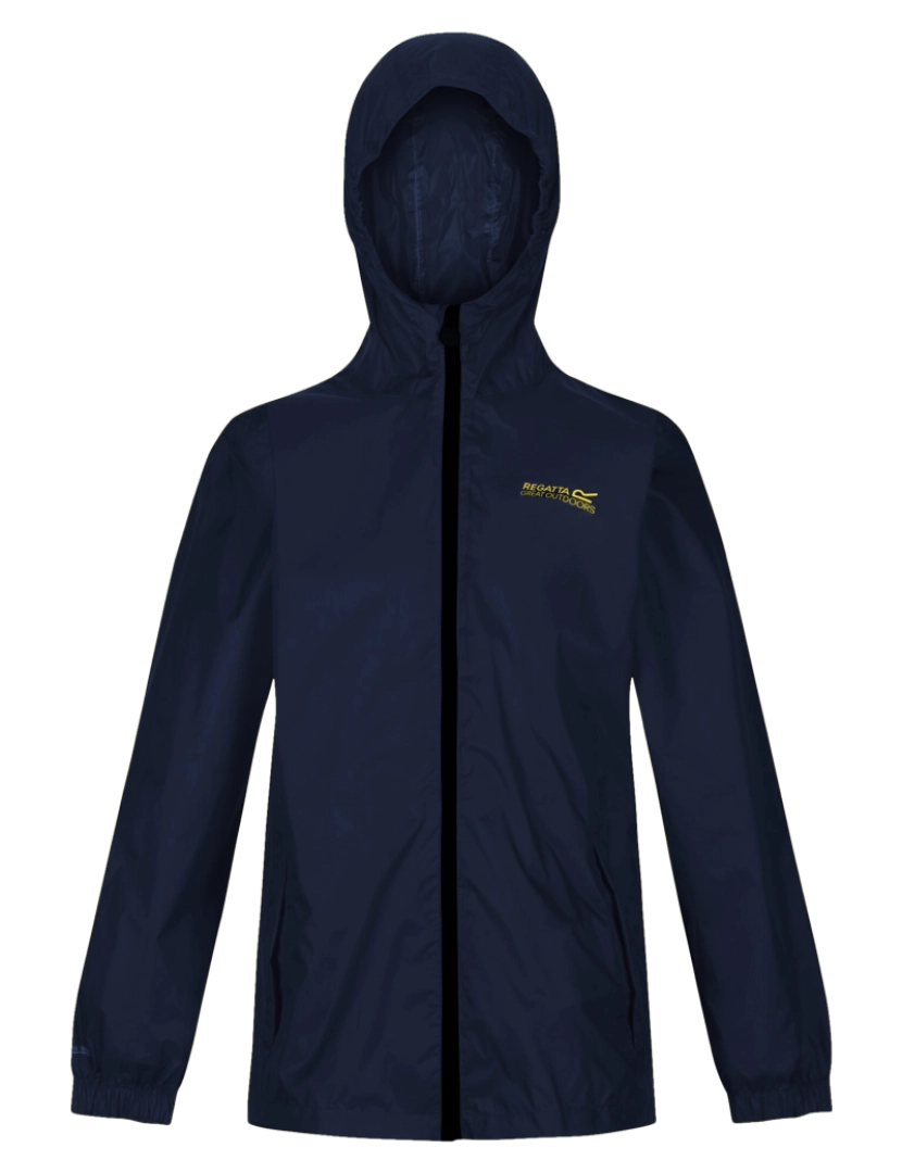 Regatta - Regatta Grandes ao ar livre Crianças/Kids Pack It Jacket Iii Impermeável Packaway Preto