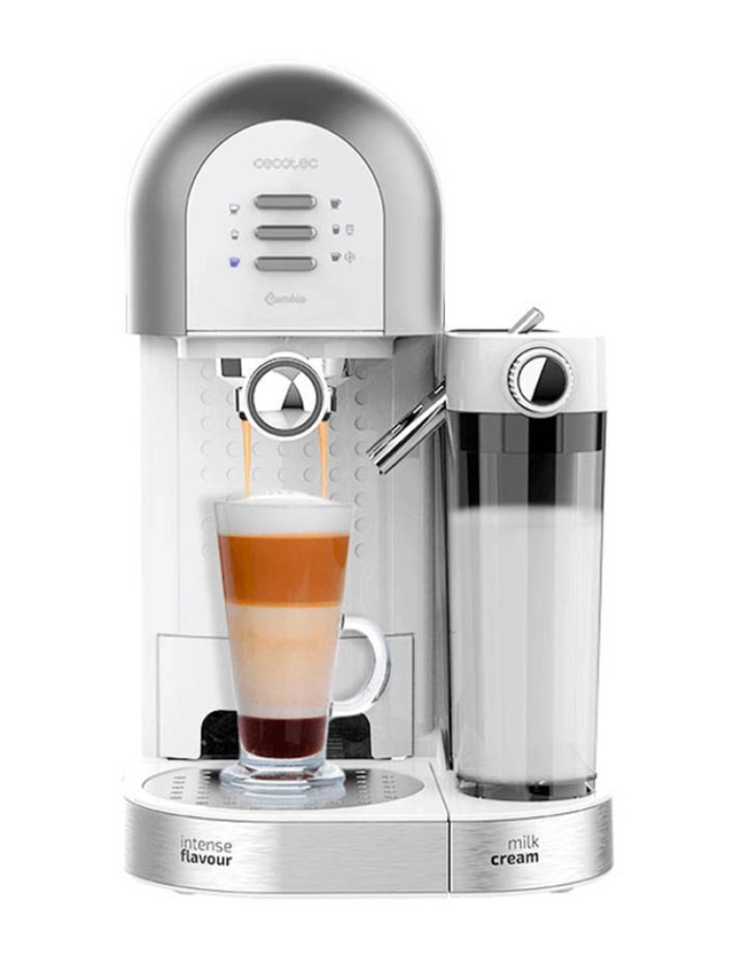 Cecotec - Máquina Café Semi Automática Cumbia Power Instant-Ccino 20 Chic Serie Nera