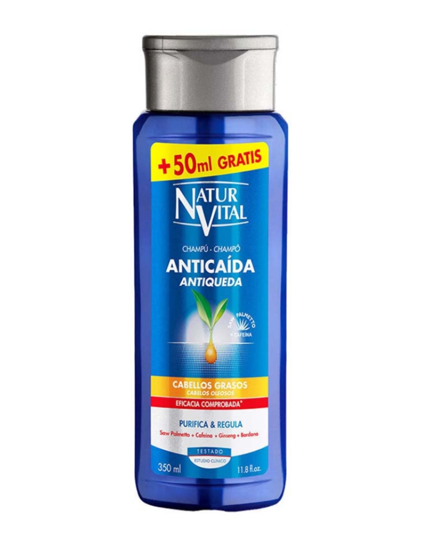 Natur Vital - Anti-Hair Loss Shampoo Oily Hair 350 Ml