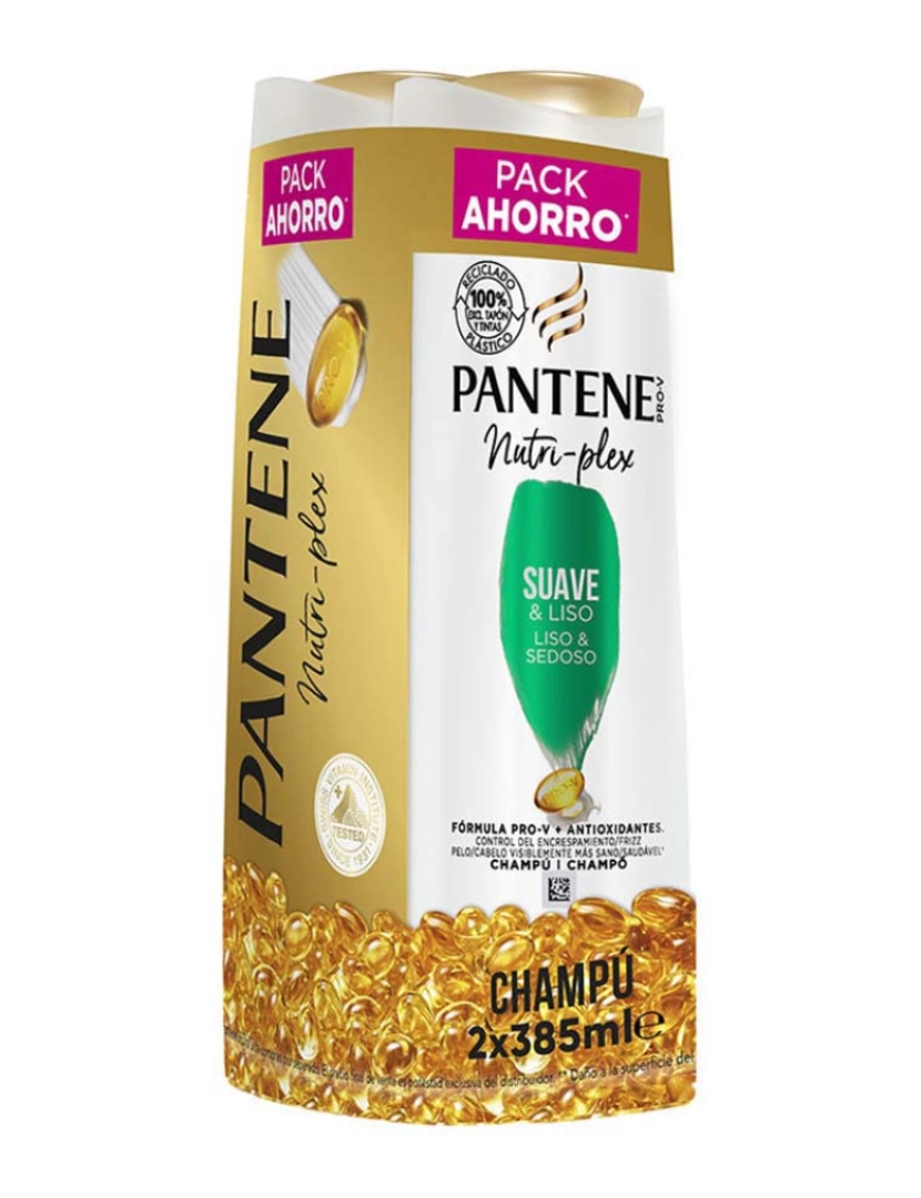 Pantene - Soft And Smooth Shampoo Lot 2 X 385 Ml