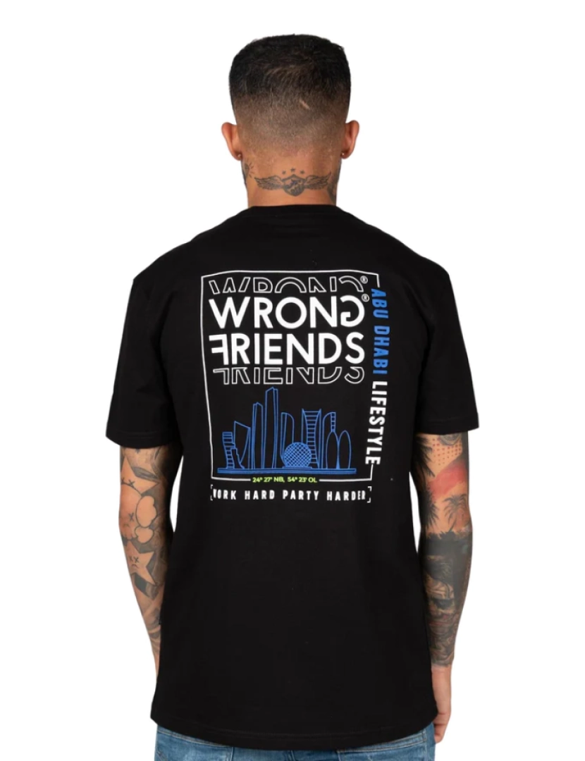 Wrong Friends - Abu Dhabi T-Shirt - Preto