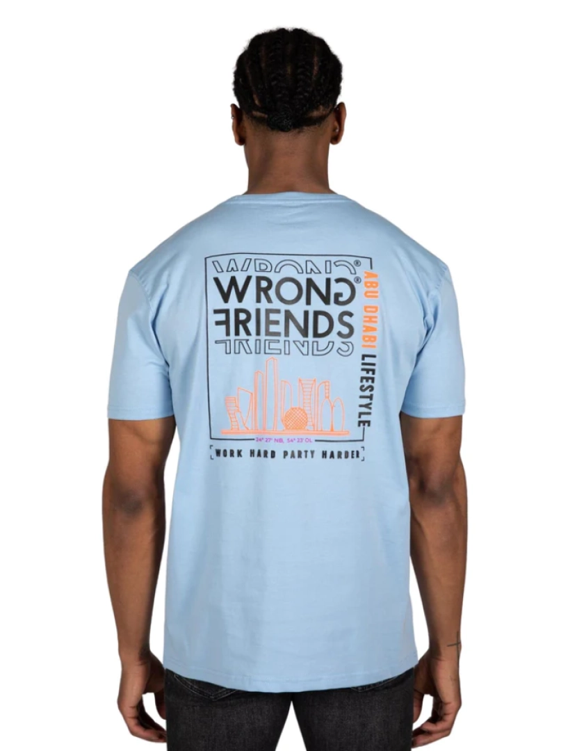 Wrong Friends - Abu Dhabi T-shirt azul