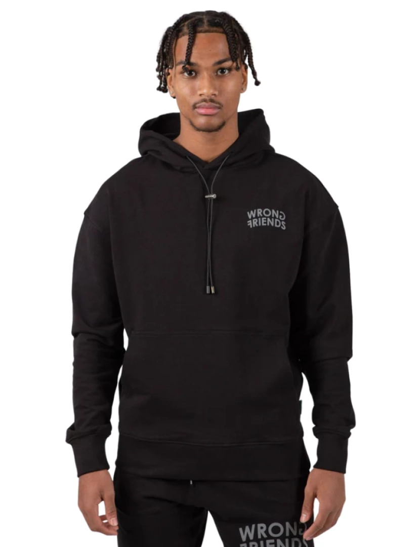 Wrong Friends - Orlando Oversized Hoodie - Preto