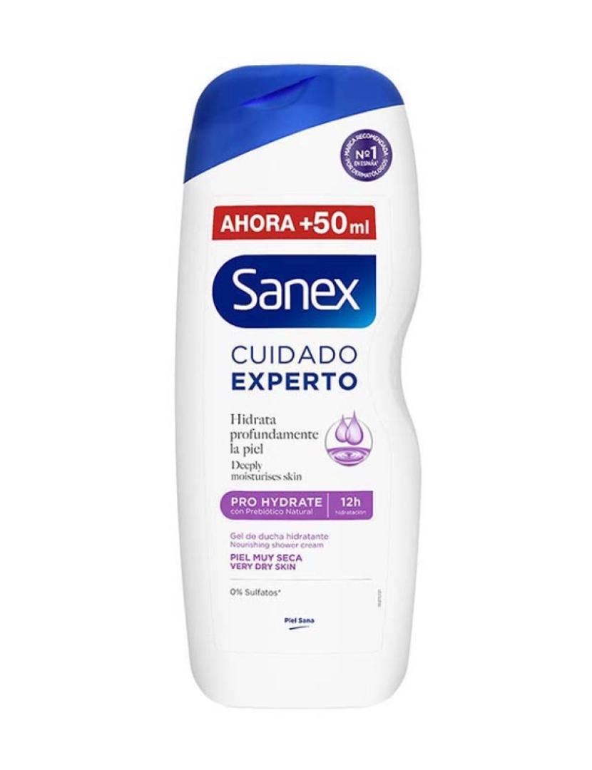 Sanex - PRO HYDRATE gel ducha piel muy seca 600 ml