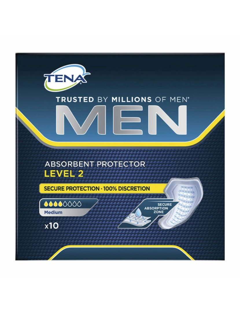 Tena Lady - Tena Men Level 2 Protector 100% Absorbente 10 U