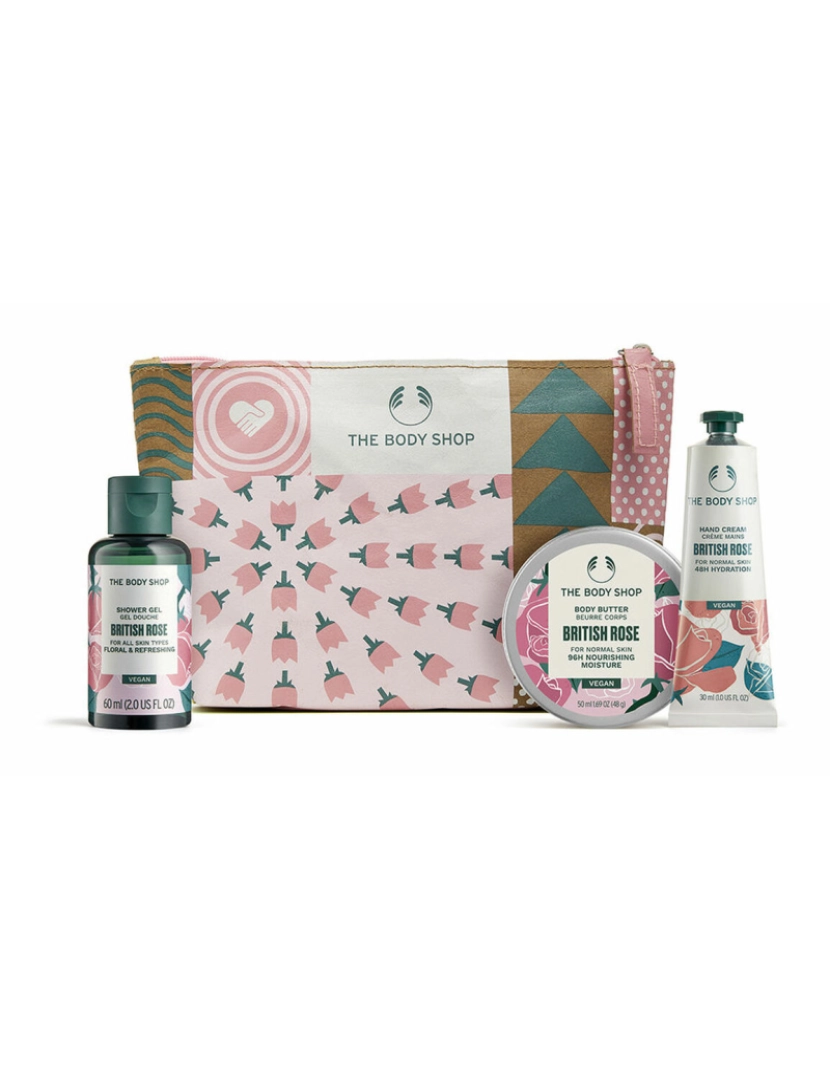 The Body Shop - BRITISH ROSE LOTE 4 pz