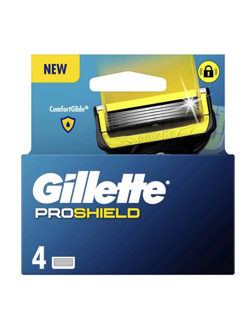 Gillette - PROSHIELD cargador 4 recambios