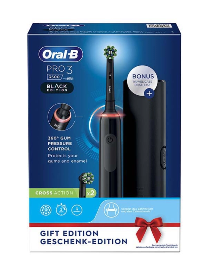 Oral-B - PRO 3500 NEGRO cepillo eléctrico 1 u