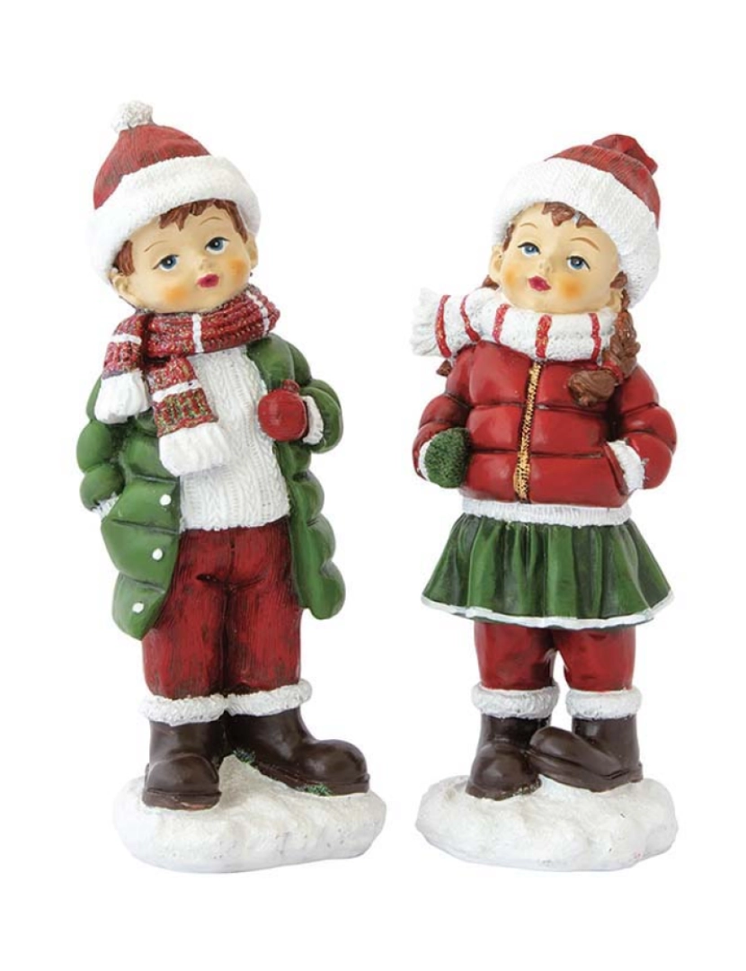 EasyLife - Conjunto 2 Figuras Christmas Figurines