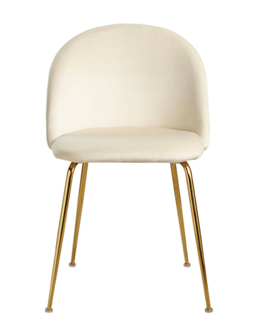 imagem de Cadeira Golden Dalnia Veludo - Beige2