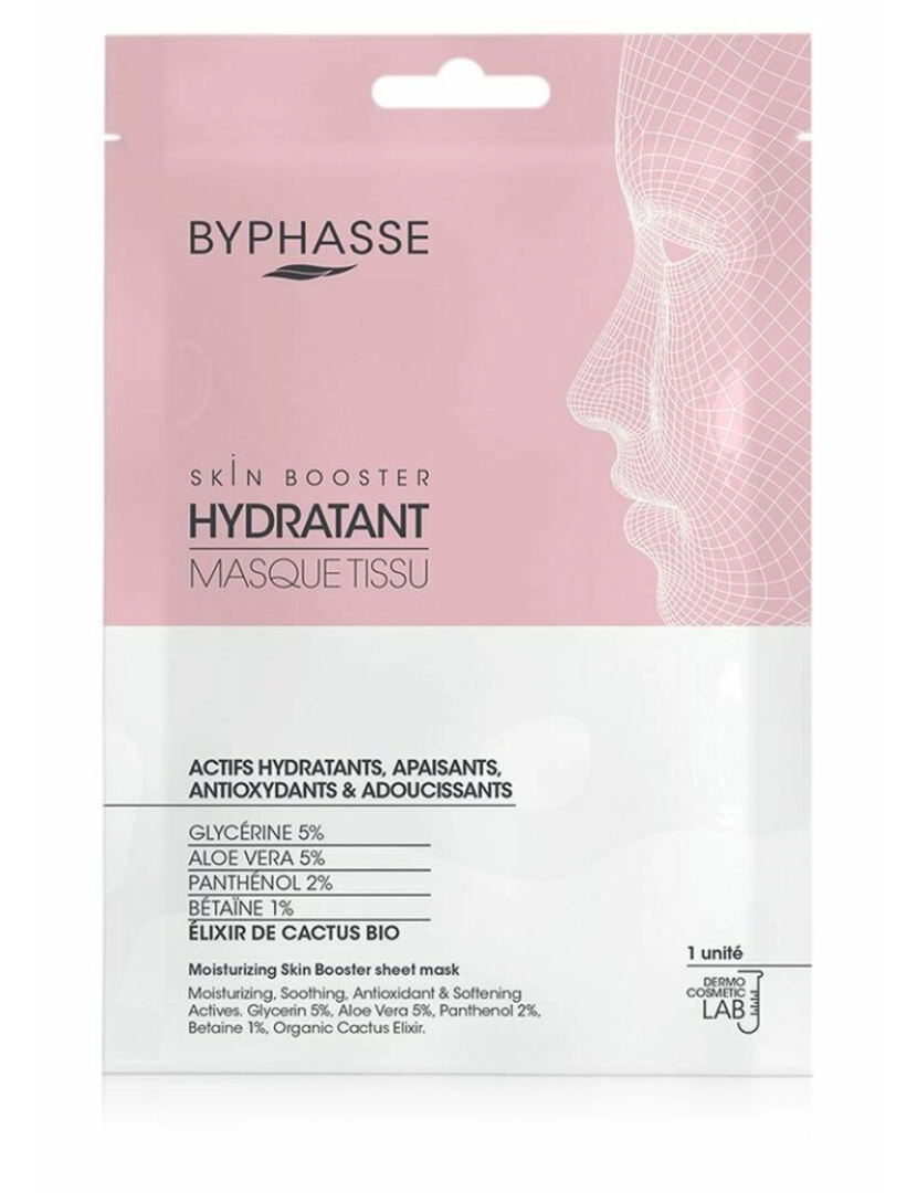 Byphasse - Moisturizing Skin Booster  Máscara Tissu 1 U
