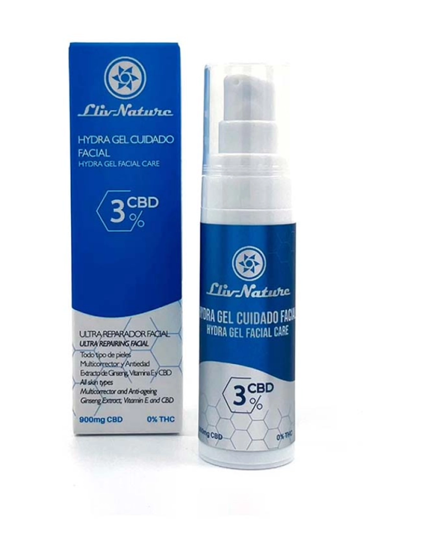 Llivnature - 3% Cbd Hydra Facial Care Gel 30 Ml