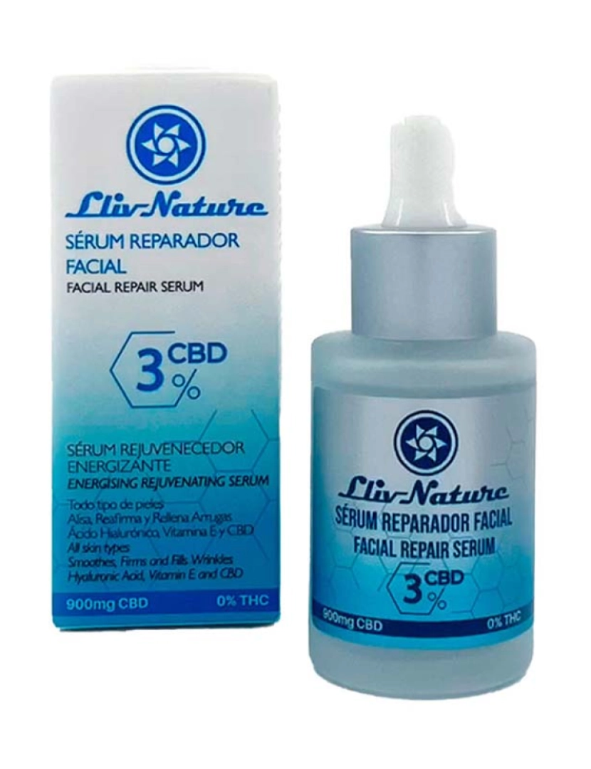 Llivnature - 3% Cbd Facial Repair Serum 30 Ml