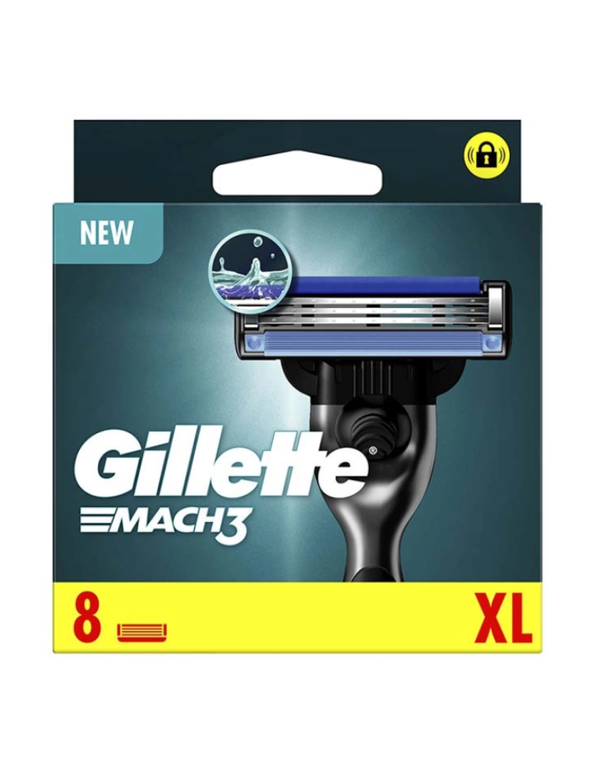 Gillette - Mach 3 Charger 8 Refills