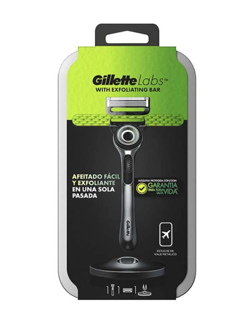 Gillette - Skincare Labs Máquina + 1 Recambio + Funda Viaje 3 U