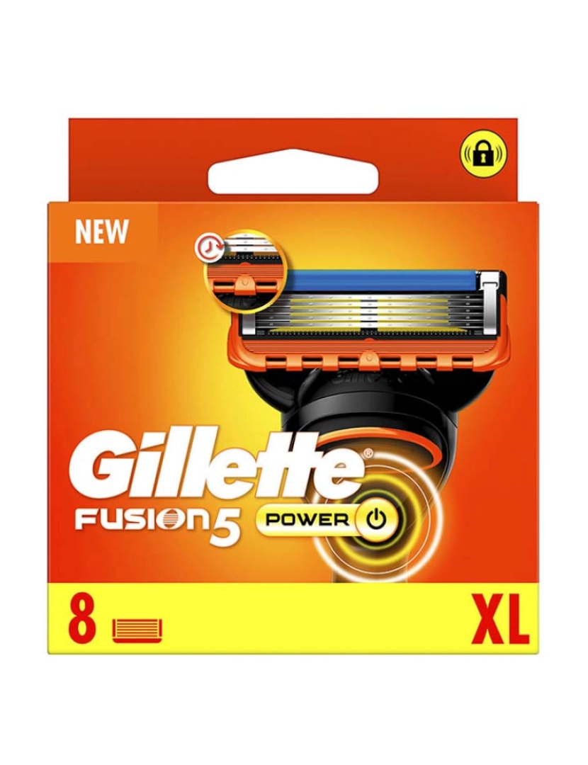 Gillette - Fusion 5 Power Charger 8 Refills