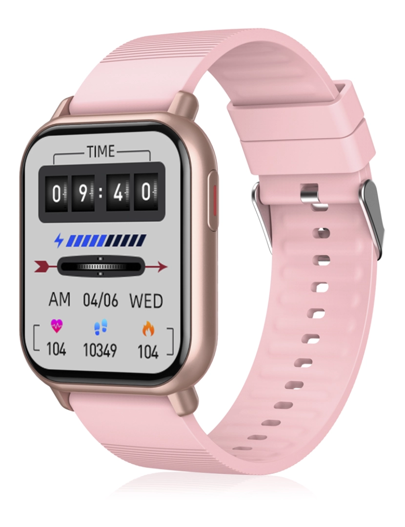 imagem de DAM Smartwatch ZW32 com notificações de App, diversas modalidades esportivas. Monitor de pressão arterial e oxigênio, termômetro.8