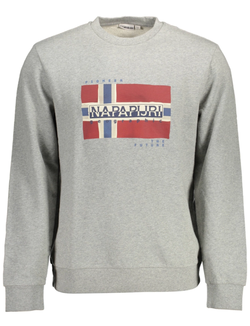 Napapijri - Sweatshirt  Homem Cinza