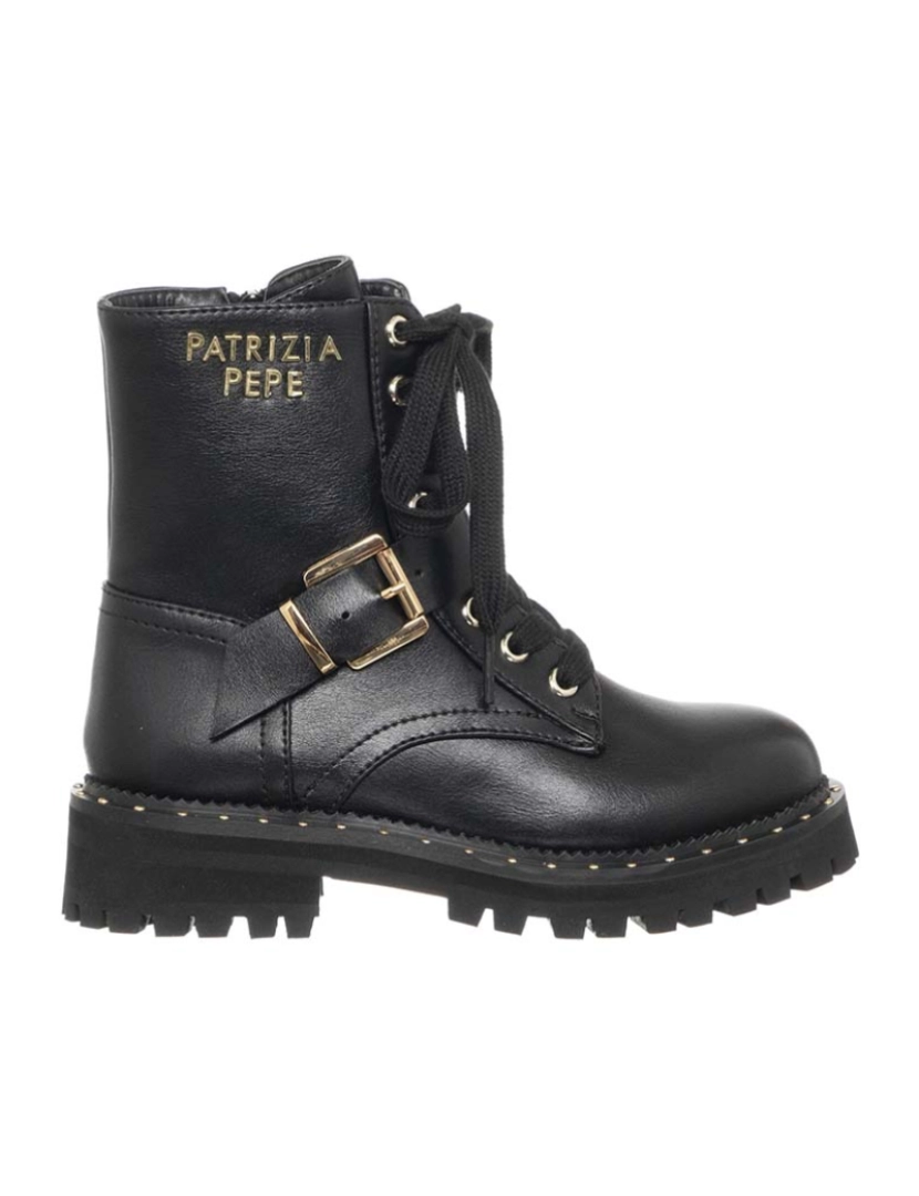 Patrizia Pepe - Botins Senhora Preto e Dourado