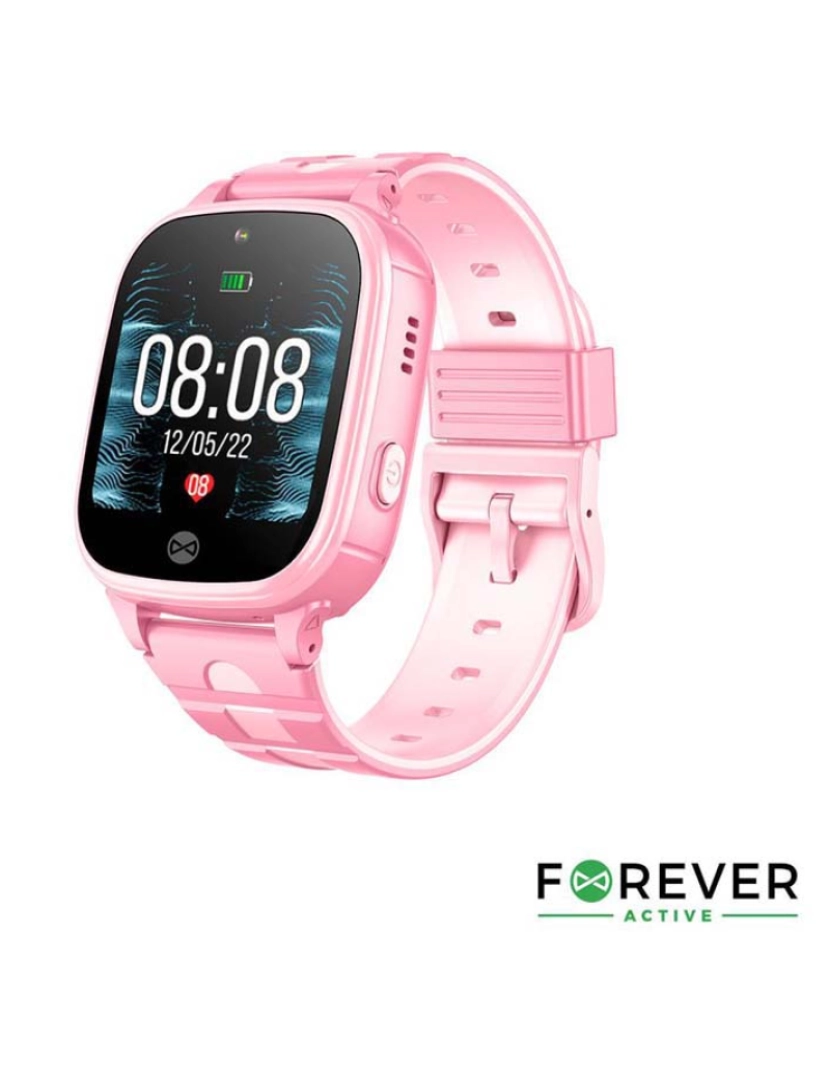 KW-210PK - Smartwatch Criança Rosa GPS Find Me 2 FOREVER