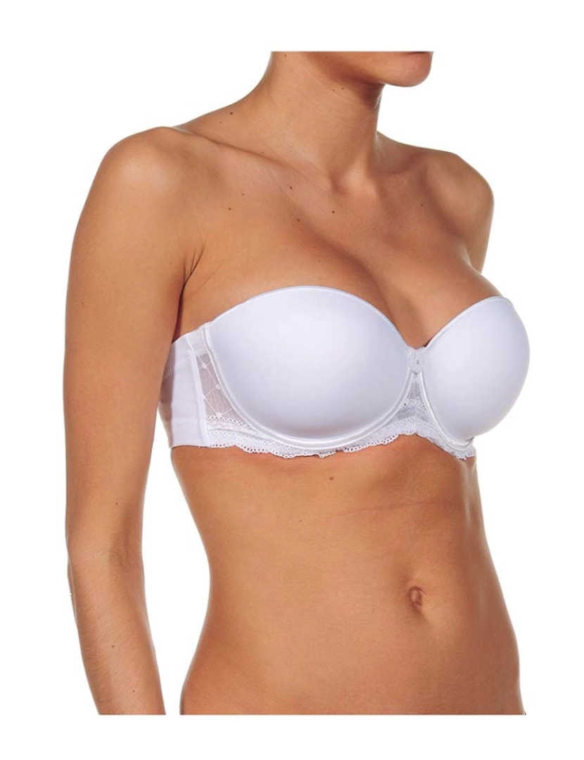 Selene - Soutien com aros e enchimento Tule Desire Branco