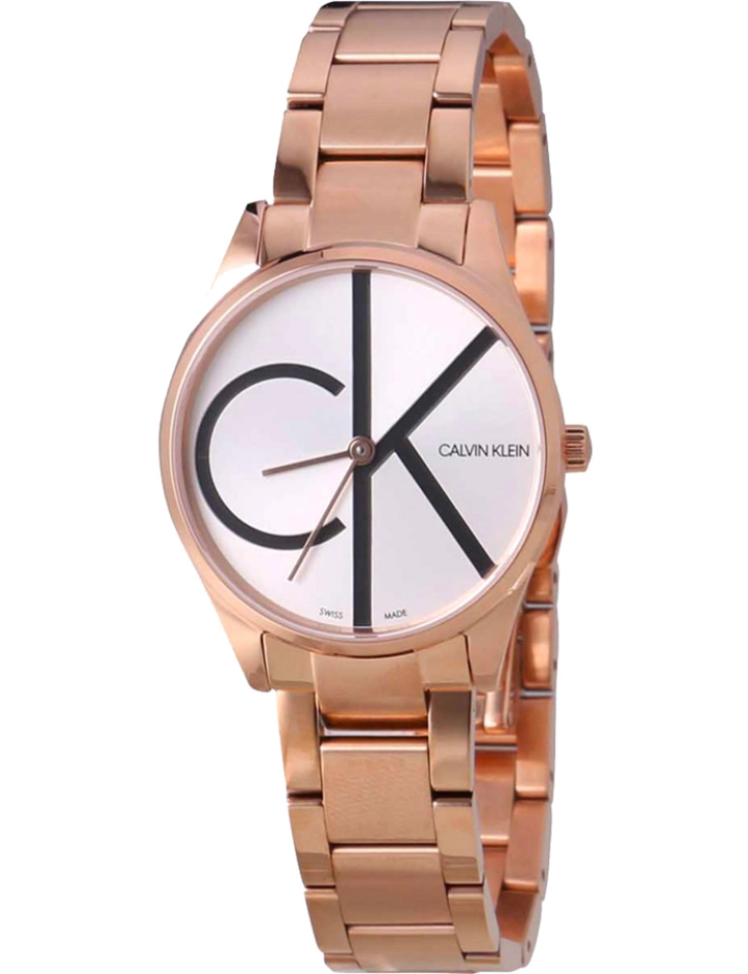 imagem de Relógio de Pulseira Calvin Klein - K4N23X46 Cor da cinta: Rosa de Ouro Dial Cinzento de prata mulher1