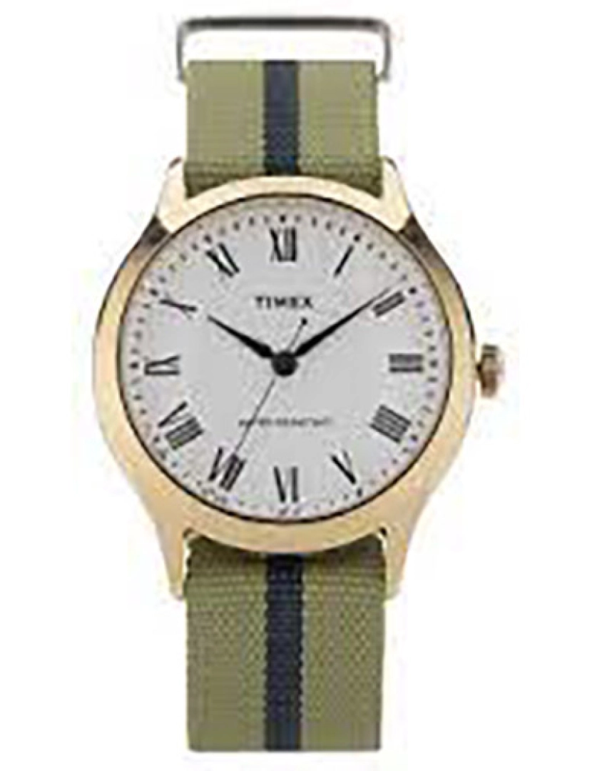 imagem de Relógio Timex Weekender Fairfield - Tw2U45000Lg Strap Cor: Verde Olive Verde Dial Branco Mulher1
