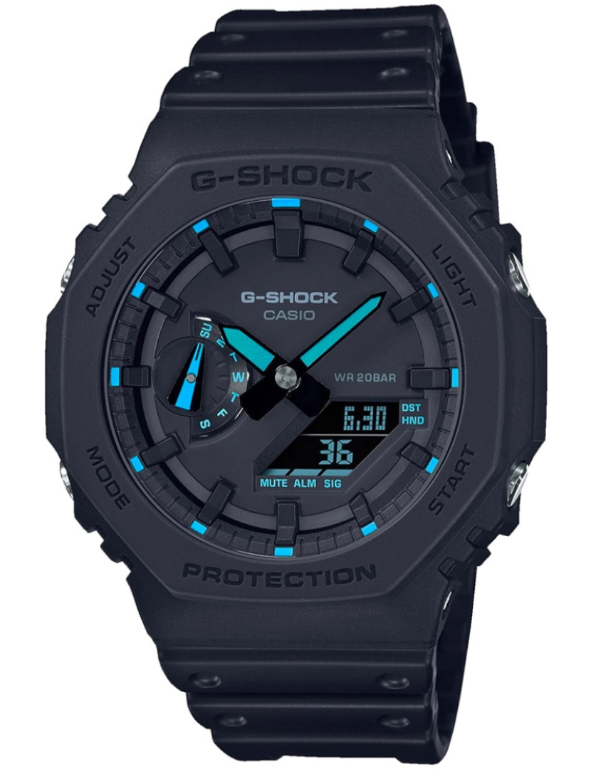 Casio - Relógio Casio G-Shock - Ga-2100-1A2Er Strap Cor: Preto Dial Preto Homem