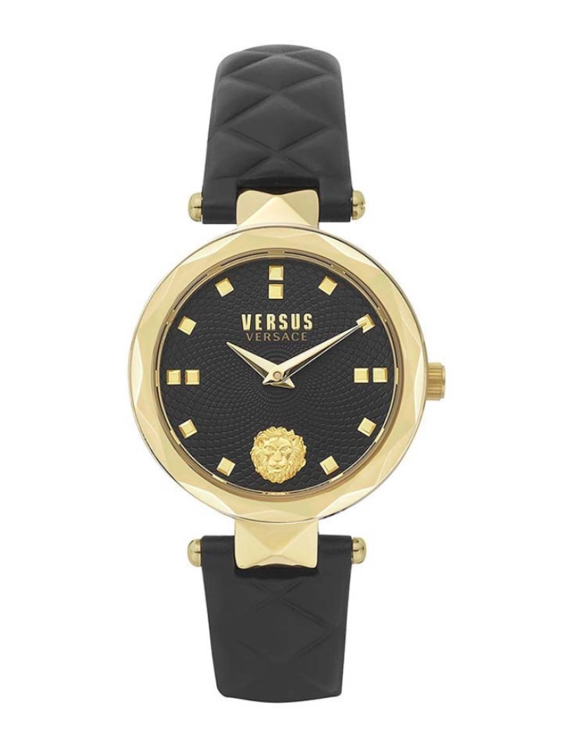 Versus - Relógio Senhora Preto e Dourado