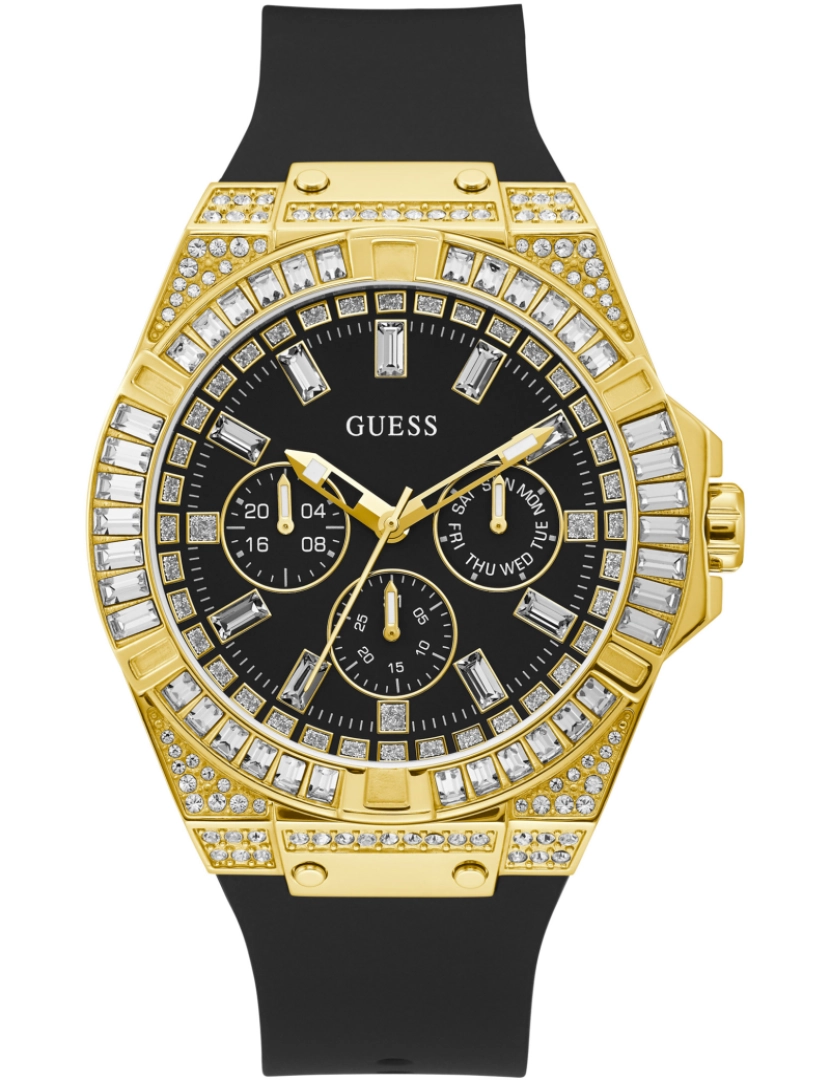 Guess - Assista Pulseira Adivinha - Gw0208G2 Cor da cinta: Black Dial Preto Masculino