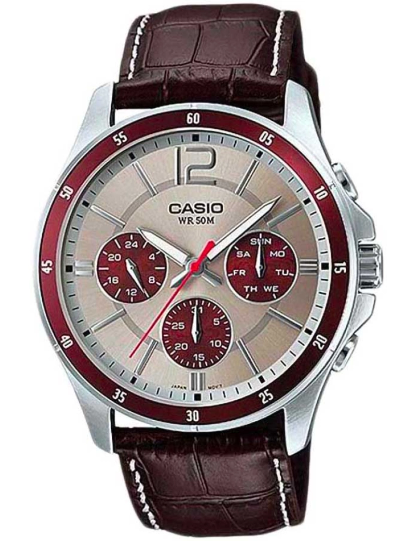 Casio - Relógio Casio Pulseira - Mtp-1374L-7A1 Cor da cinta: Dial